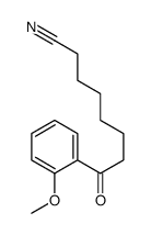 8-(2-Methoxyphenyl)-8-oxooctanenitrile结构式