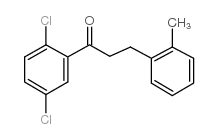 2',5'-DICHLORO-3-(2-METHYLPHENYL)PROPIOPHENONE结构式