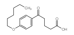 5-(4-HEXYLOXYPHENYL)-5-OXOVALERIC ACID结构式