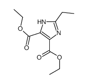 1H-IMidazole-4,5-dicarboxylic acid, 2-ethyl-, diethyl ester结构式