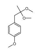 1-(2,2-dimethoxypropyl)-4-methoxybenzene结构式