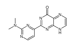 2-[2-(dimethylamino)pyrimidin-4-yl]-1H-pteridin-4-one结构式