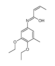 N-(3,4-diethoxy-5-methylphenyl)but-2-enamide Structure