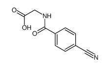 2-[(4-cyanobenzoyl)amino]acetic acid结构式