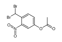 α,α-Dibrom-2-nitro-4-acetoxy-toluol Structure