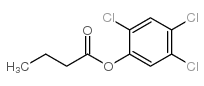 Butanoic acid,2,4,5-trichlorophenyl ester Structure