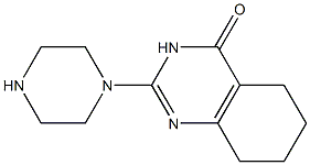 5,6,7,8-tetrahydro-2-(1-piperazinyl)-4(3H)-Quinazolinone Structure