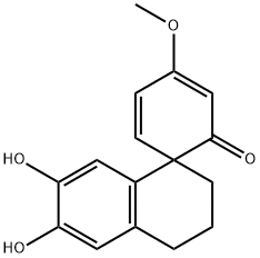 3,4-Dihydro-6,7-dihydroxy-4'-methoxyspiro[naphthalene-1(2H),1'-cyclohexane]-3',5'-dien-2'-one picture
