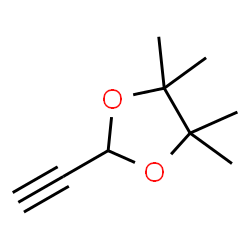 1,3-Dioxolane,2-ethynyl-4,4,5,5-tetramethyl-结构式