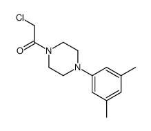 2-chloro-1-[4-(3,5-dimethylphenyl)piperazin-1-yl]ethanone Structure