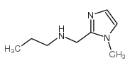 N-[(1-methylimidazol-2-yl)methyl]propan-1-amine结构式