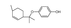 4-[2-[(1S,4R)-4-methylcyclohex-2-en-1-yl]propan-2-yloxy]phenol结构式