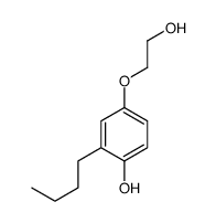 2-butyl-4-(2-hydroxyethoxy)phenol结构式