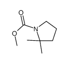 methyl 2,2-dimethylpyrrolidine-1-carboxylate Structure