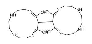 12-(11,13-dioxo-1,4,7,10-tetrazacyclotridec-12-yl)-1,4,7,10-tetrazacyclotridecane-11,13-dione结构式