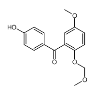 (4-hydroxyphenyl)-[5-methoxy-2-(methoxymethoxy)phenyl]methanone Structure