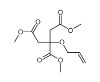 3-allyloxy-3-methoxycarbonyl-pentanedioic acid dimethyl ester结构式