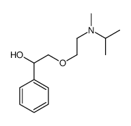 2-[2-[methyl(propan-2-yl)amino]ethoxy]-1-phenylethanol结构式
