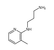 2-(3-aminopropylamino)-3-methylpyridine结构式