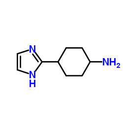 4-(1H-Imidazol-2-yl)cyclohexanamine结构式