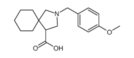 2-Azaspiro[4.5]decane-4-carboxylic acid, 2-[(4-methoxyphenyl)methyl]结构式