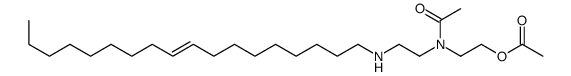 2-[N-[2-[(Z)-octadec-9-enylamino]ethyl]acetamido]ethyl acetate Structure