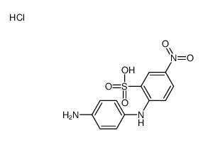 2-[(4-aminophenyl)amino]-5-nitrobenzenesulphonic acid hydrochloride picture