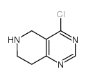 4-Chloro-5,6,7,8-tetrahydro-pyrido[4,3-d]pyrimidine Structure