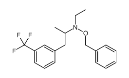 N-ethyl-N-phenylmethoxy-1-[3-(trifluoromethyl)phenyl]propan-2-amine结构式