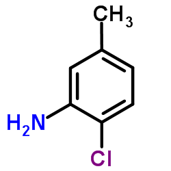 3-氨基-4-氯甲苯结构式