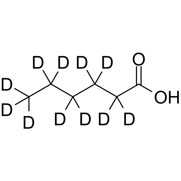 Hexanoic acid-d11 Structure