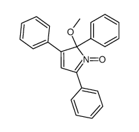 2-methoxy-2,3,5-triphenyl-2H-pyrrole-1-oxide结构式