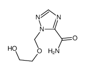1-(2-hydroxyethoxymethyl)-1,2,4-tiazole-5-carboxamide结构式