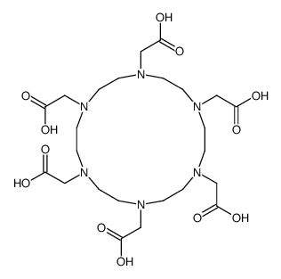2-[4,7,10,13,16-pentakis(carboxymethyl)-1,4,7,10,13,16-hexazacyclooctadec-1-yl]acetic acid Structure