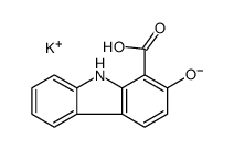 potassium 2-hydroxycarbazole-1-carboxylate结构式