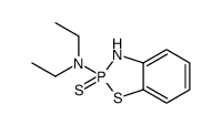 N,N-diethyl-2-sulfanylidene-3H-1,3,2λ5-benzothiazaphosphol-2-amine结构式