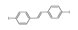 (E)-1,2-bis(4-iodophenyl)ethene结构式