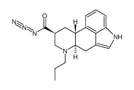 (6aR,9S,10aR)-7-propyl-4,6,6a,7,8,9,10,10a-octahydroindolo[4,3-fg]quinoline-9-carbonyl azide Structure