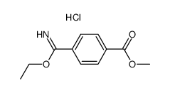 methyl 4-(ethoxy(imino)methyl)benzoate hydrochloride结构式