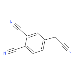 4-(Cyanomethyl)phthalonitrile Structure