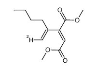 dimethyl {(1E)-1-deuterio-hex-1-en-2-yl}fumarate结构式