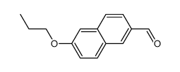 6-propoxy-2-naphthaldehyde Structure