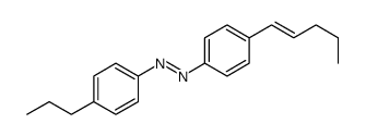 (4-pent-1-enylphenyl)-(4-propylphenyl)diazene Structure