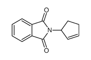 2-cyclopent-2-en-1-ylisoindole-1,3-dione结构式