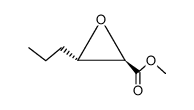 Oxiranecarboxylic acid, 3-propyl-, methyl ester, (2R,3S)- (9CI)结构式