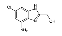 2-Benzimidazolemethanol,4-amino-6-chloro-(6CI) Structure