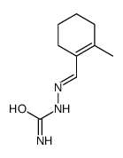 [(2-methylcyclohexen-1-yl)methylideneamino]urea Structure