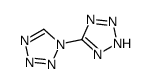 1-(2H-tetrazol-5-yl)tetrazole Structure