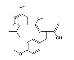 (2R)-N'-hydroxy-N-[(2S)-3-(4-methoxyphenyl)-1-(methylamino)-1-oxopropan-2-yl]-2-(2-methylpropyl)butanediamide Structure