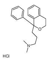 dimethyl-[3-(1-phenyl-3,4-dihydroisochromen-1-yl)propyl]azanium,chloride Structure